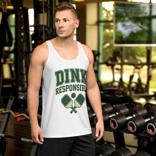 Dink Responsibly - Pickleball Tank Top